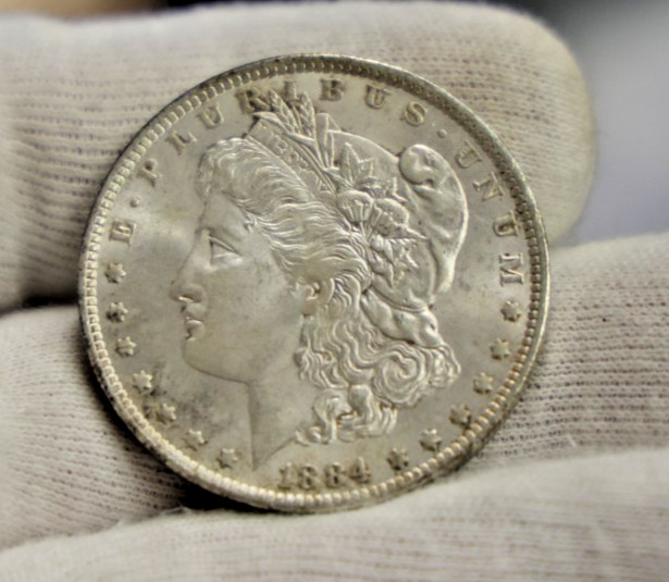1884 O US Morgan Silver Dollar $1 AU 1884 O US Morgan Silver Dollar $1 AU