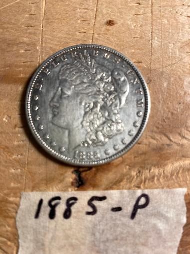 1885 P Morgan Dollar $1 Coin 1885 P Morgan Dollar $1 Coin