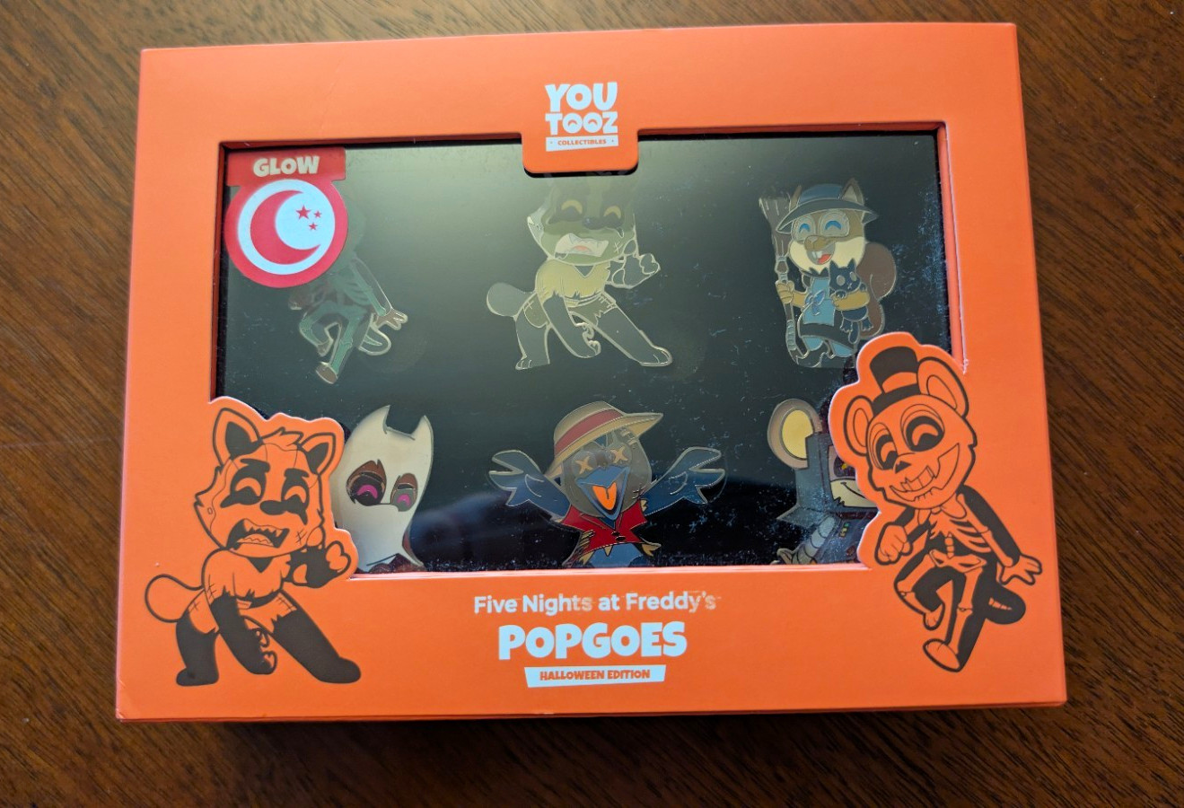 YouTooz Five Nights at Freddy’s Popgoes Halloween Pin Set 6 Pins Glow Dark YouTooz Five Nights at Freddy’s Popgoes Halloween Pin Set 6 Pins Glow Dark