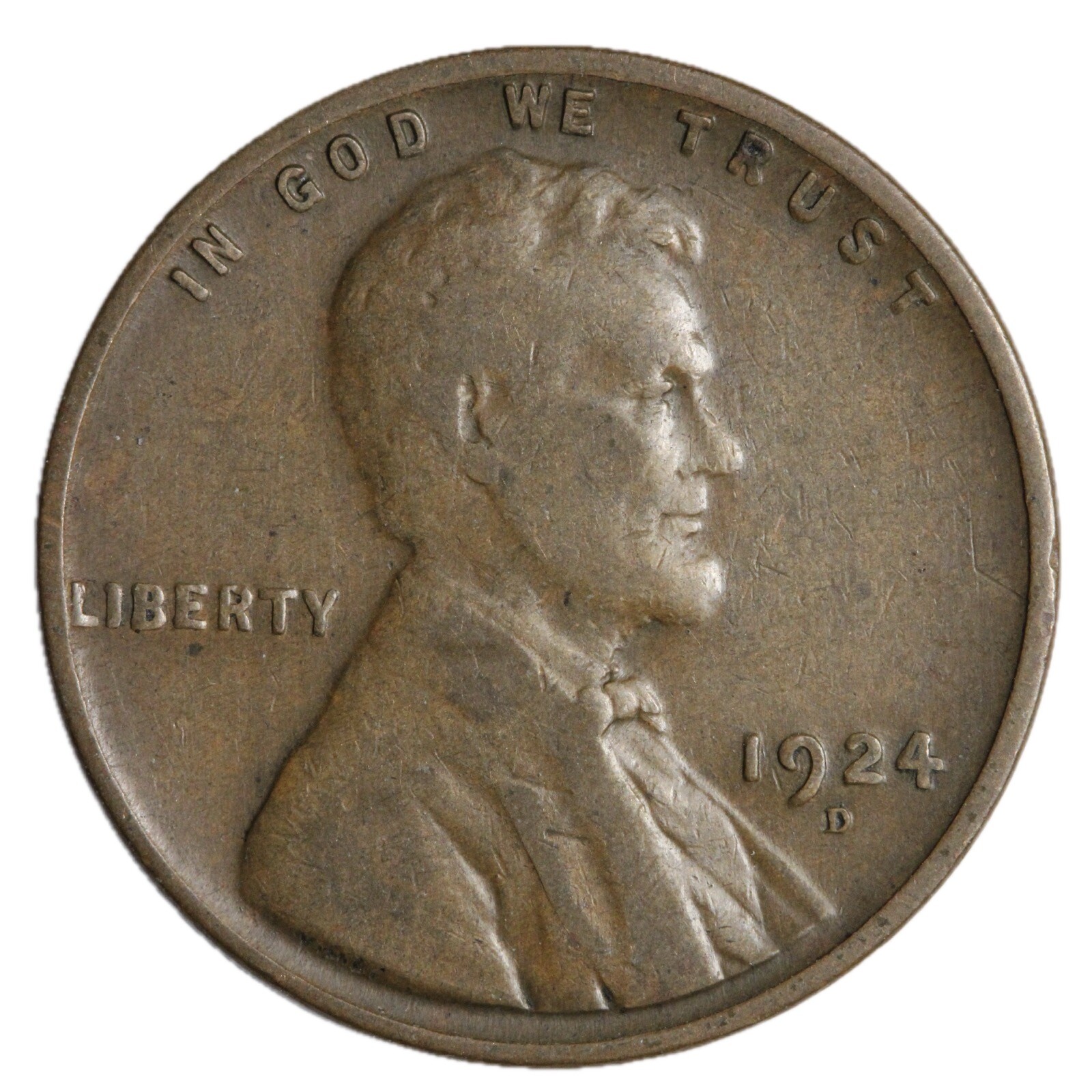 1924-D Lincoln Wheat Cent Penny Better Grade Complete Your Album