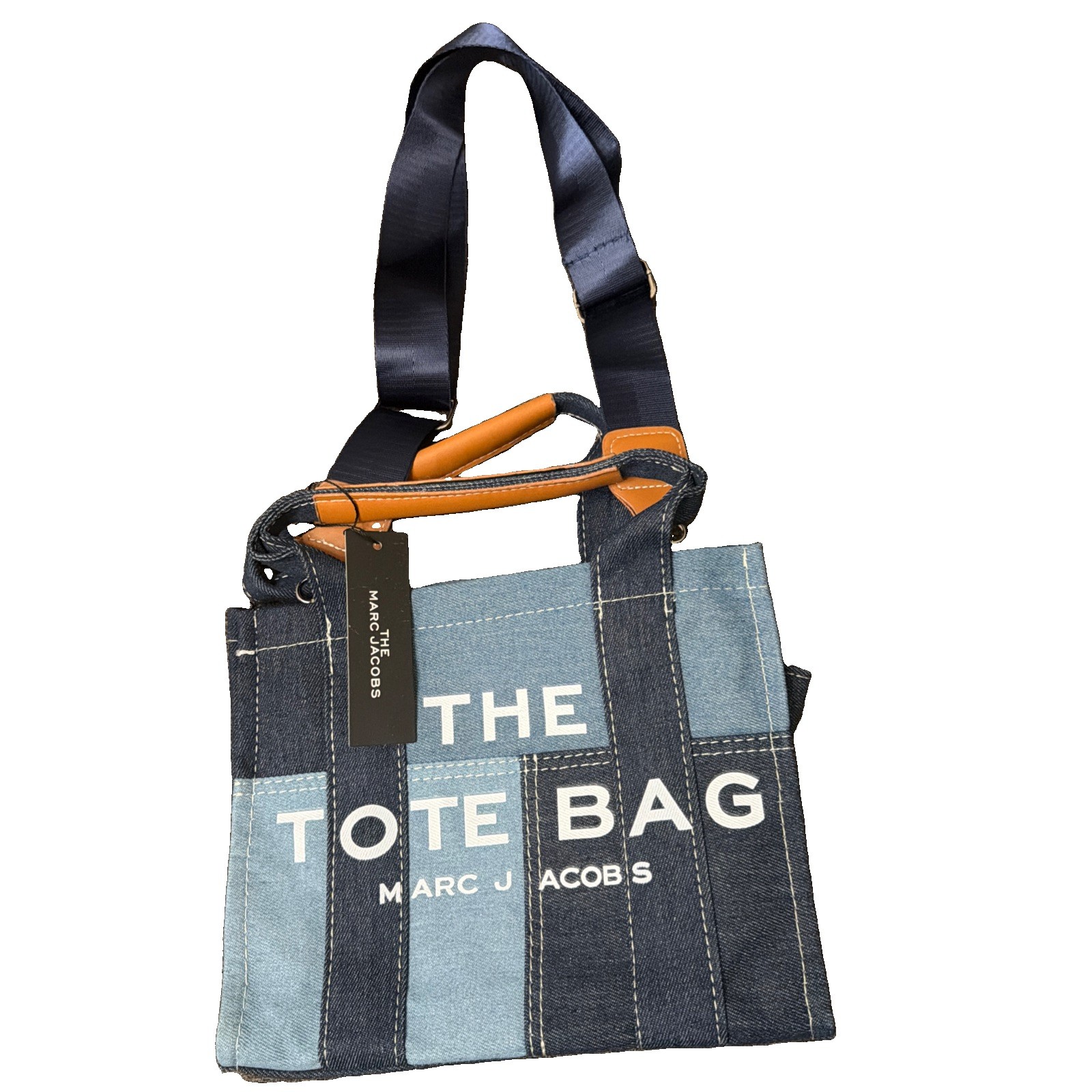 MARC JACOBS Tote Bag Shoulder Bag Blue Denim Women\'s H017M06FA21 MARC JACOBS Tote Bag Shoulder Bag Blue Denim Women\'s H017M06FA21