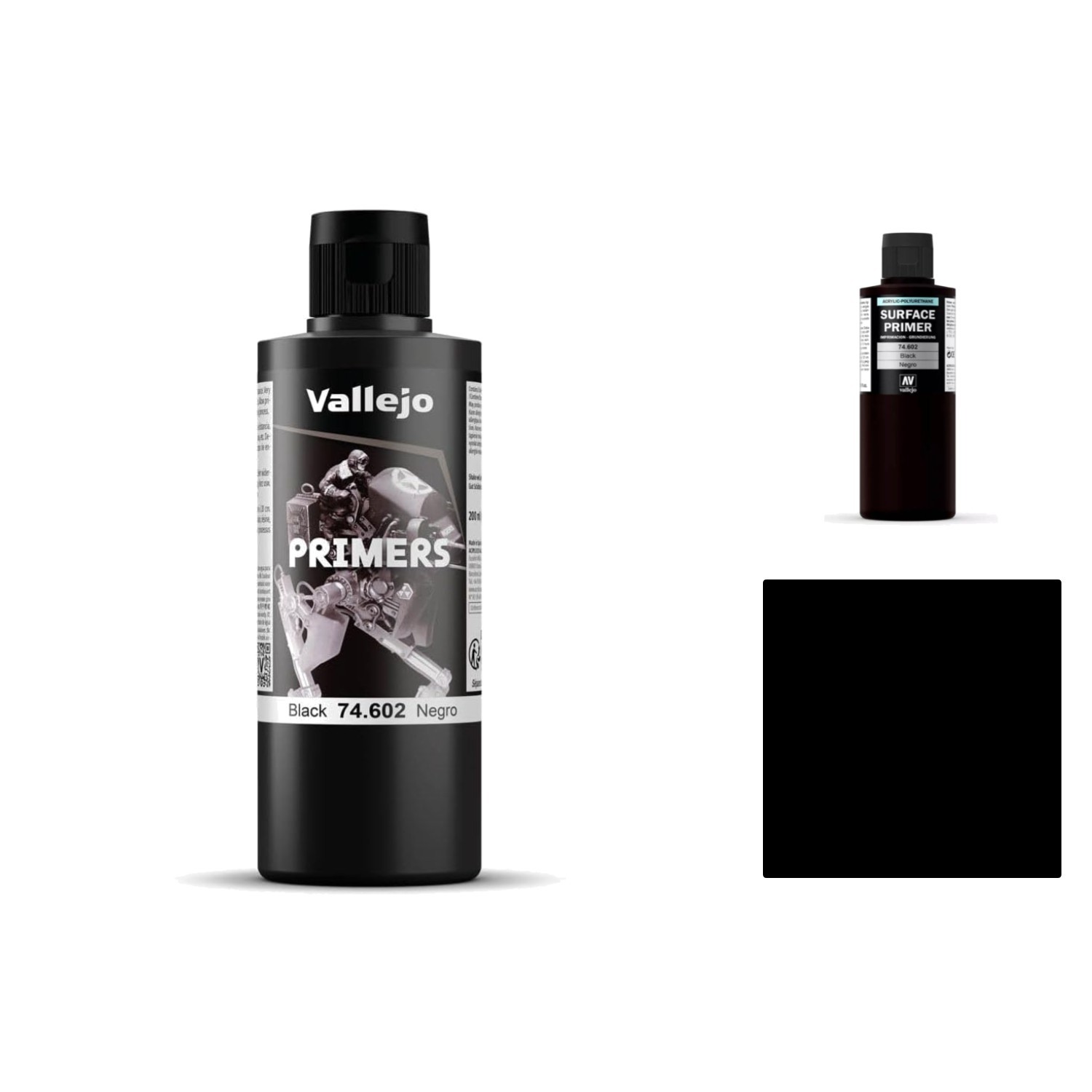 Acrylic Black Primer 200ml | Quick Drying, Chip Resistant, Perfect for Models