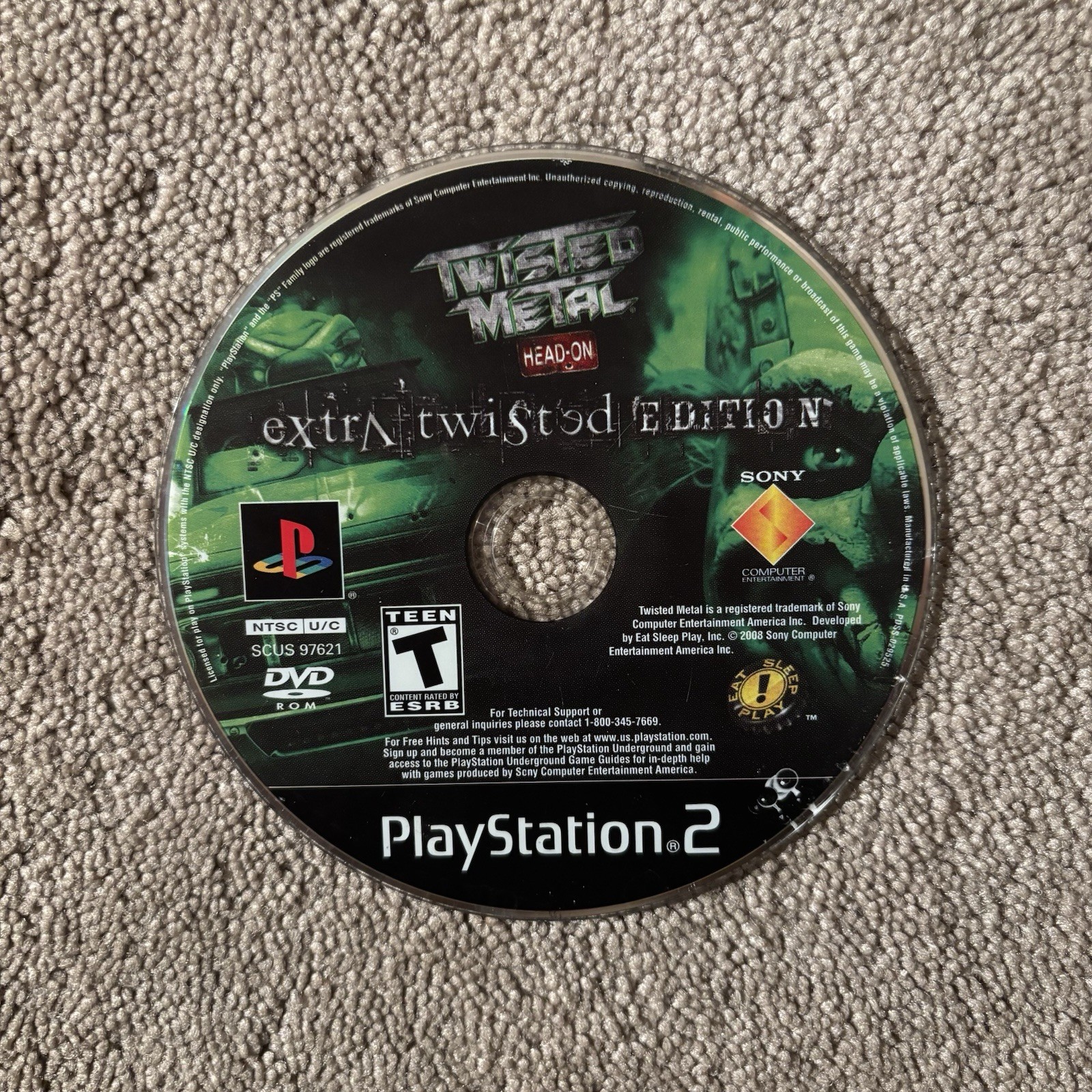 Twisted Metal: Head-On -- Extra Twisted Edition (Sony PlayStation 2, 2008) PS2 Twisted Metal: Head-On -- Extra Twisted Edition (Sony PlayStation 2, 2008) PS2