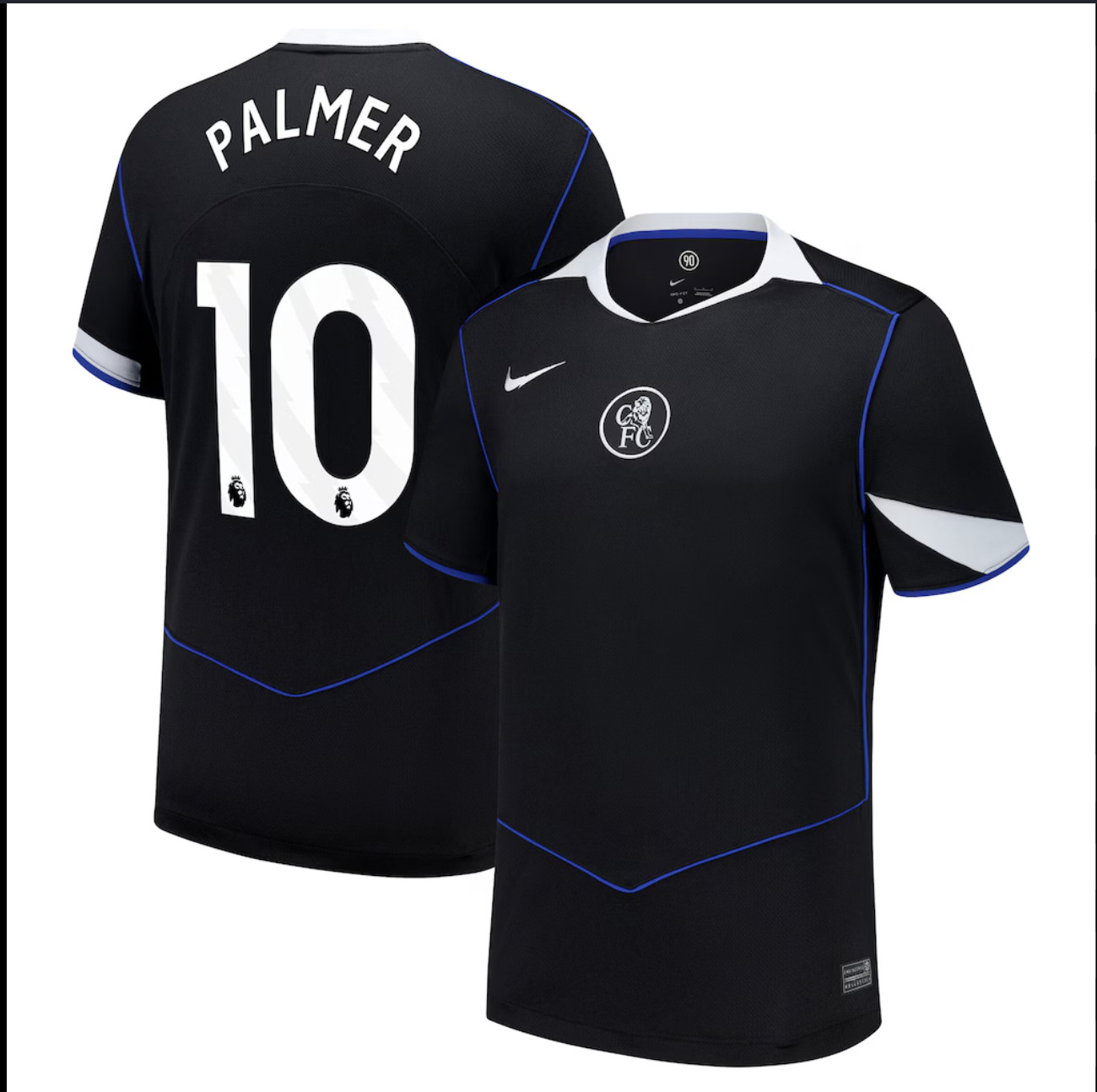Chelsea FC 2025/2026 Third Kit Cole Palmer #10 Medium