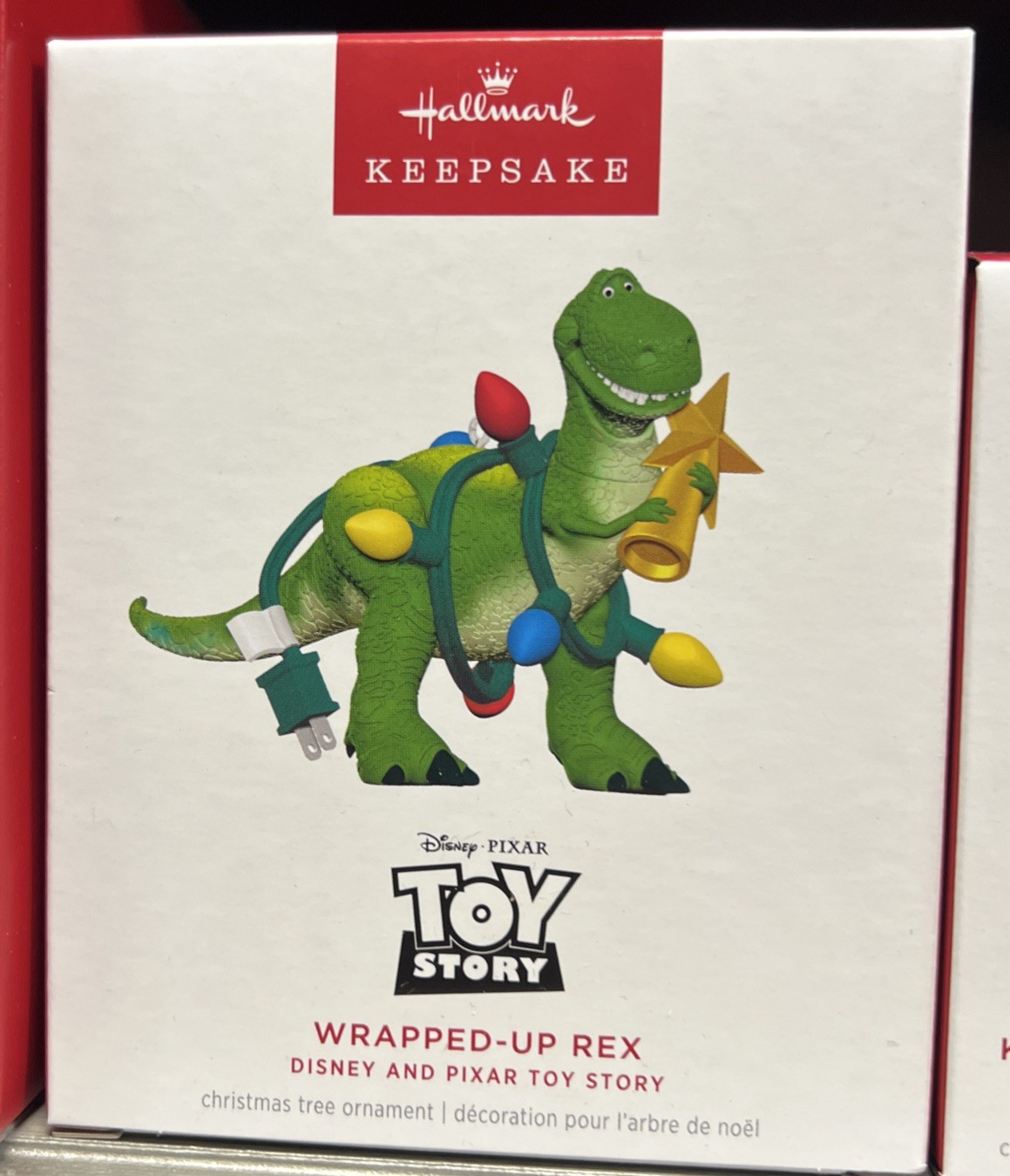 2026 HALLMARK KEEPSAKE ORNAMENT DISNEY-PIXAR TOY STORY WRAPPED-UP REX 2026 HALLMARK KEEPSAKE ORNAMENT DISNEY-PIXAR TOY STORY WRAPPED-UP REX