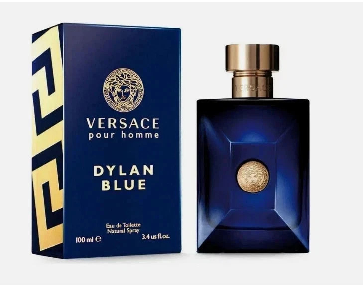 Versace Pour Homme Dylan Blue by Versace 3.4 oz EDT Cologne for Men New In Box