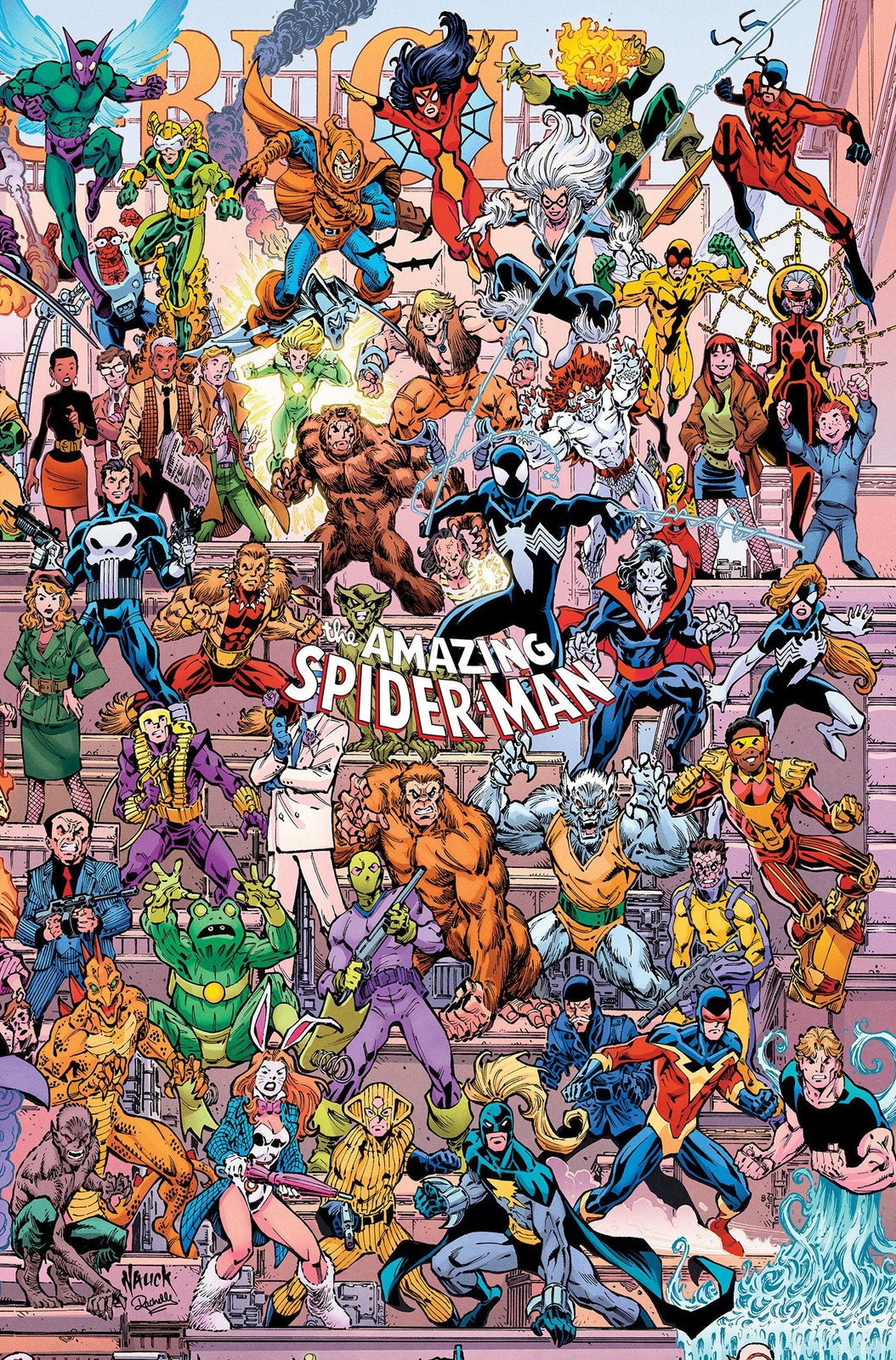 PRE-SALE: Amazing Spider-Man #1001 Todd Nauck 4 Part Connecting Legacy Variant