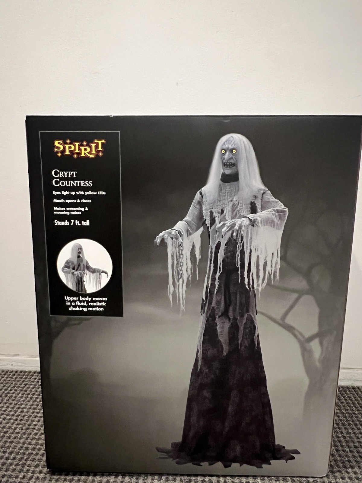 Spirit Halloween Crypt Countess 7 FT Animatronic - New Spirit Halloween Crypt Countess 7 FT Animatronic - New
