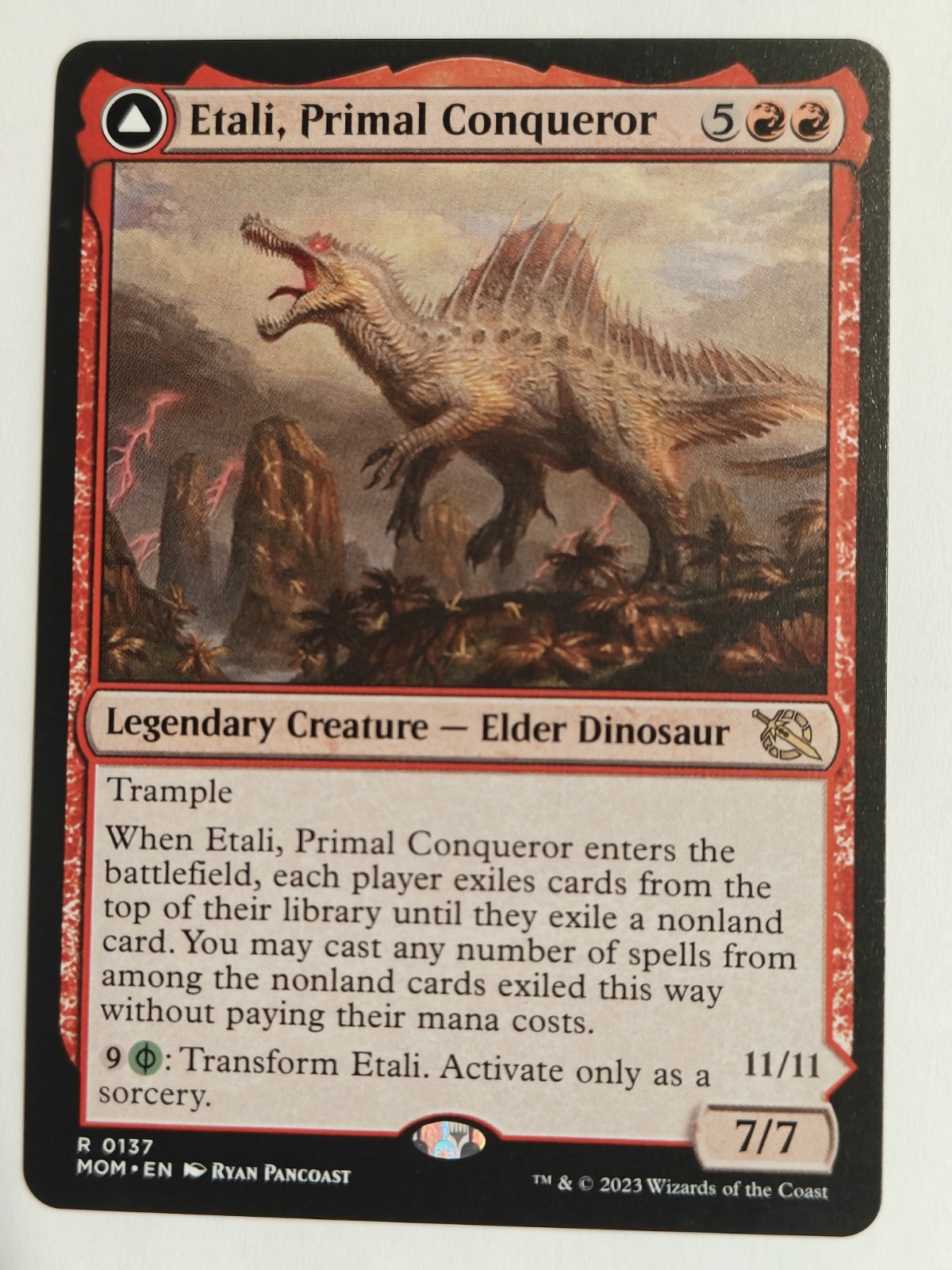 Etali, Primal Conqueror - Etali, Primal Sickness MOM MTG 137 RARE M/NM Etali, Primal Conqueror - Etali, Primal Sickness MOM MTG 137 RARE M/NM