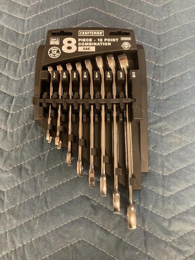 Vintage Craftsman 8 piece combination SAE Vintage Craftsman 8 piece combination SAE