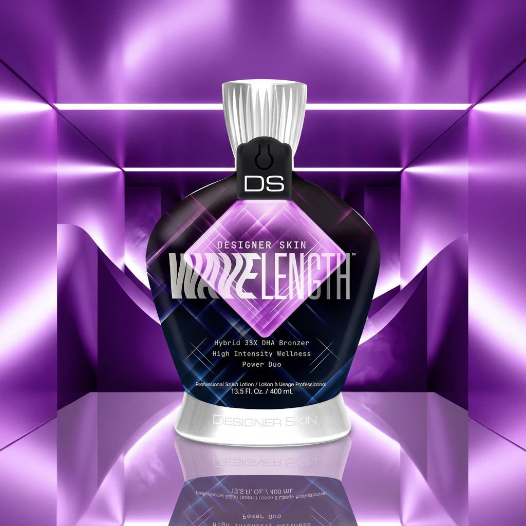 Designer Skin Wavelength Bronzer Tanning Lotion 13.5oz  (FREE PACKET INCLUDED)