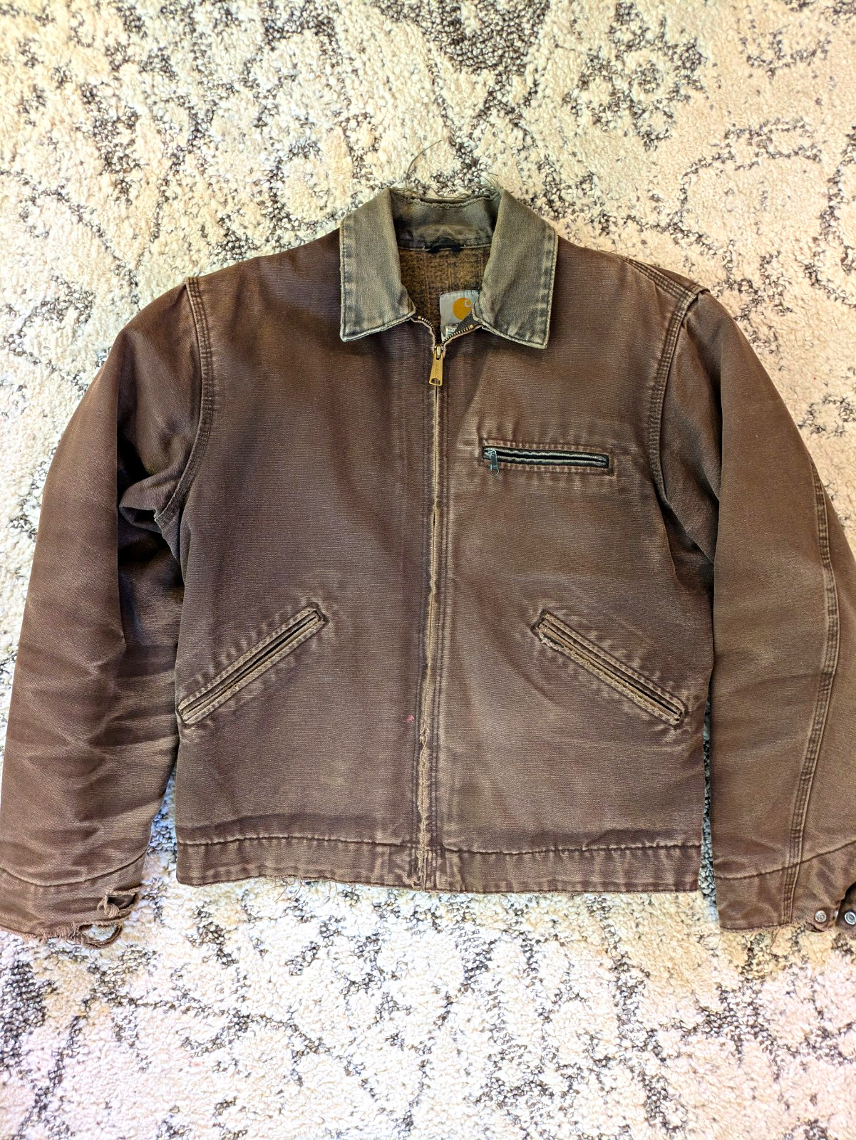 Carhartt Brown J97 Detroit Jacket Men\'s M Vintage Carhartt Brown J97 Detroit Jacket Men\'s M Vintage