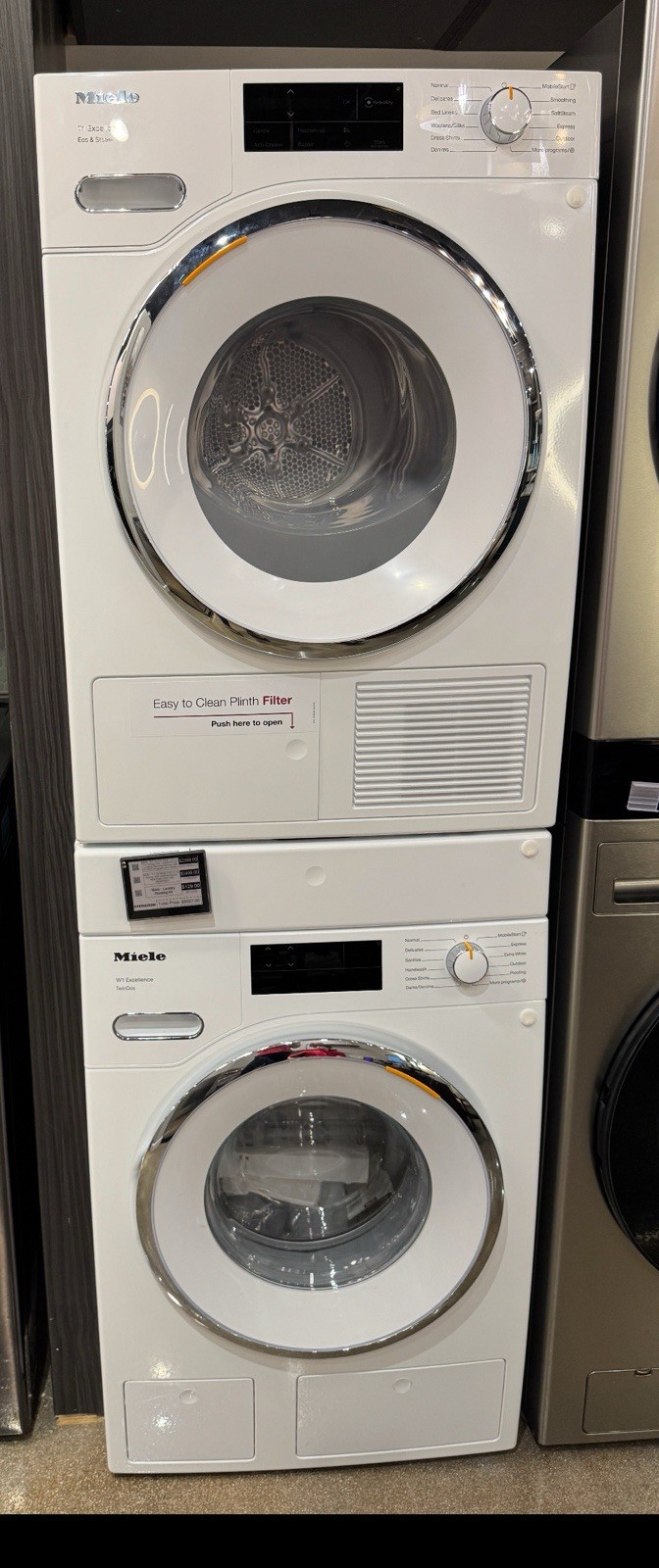 Miele Washer & Dryer Set- WXF660 & TXI680WP
