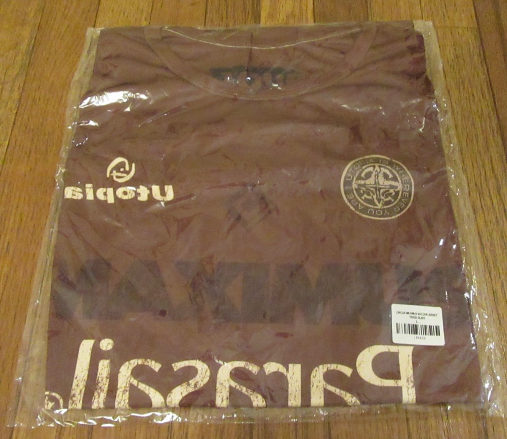 Travis Scott Circus Maximus Soccer Jersey Size Large Brown TSSD-SJ01 Brand New
