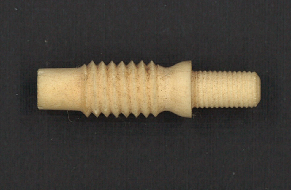 Antique Bone Screw Tenon #04 - Extras ship FREE Meerschaum Pipe Repair