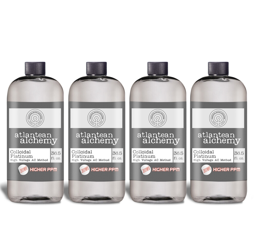 Colloidal Platinum One Gallon 60PPM (4 Bottles)