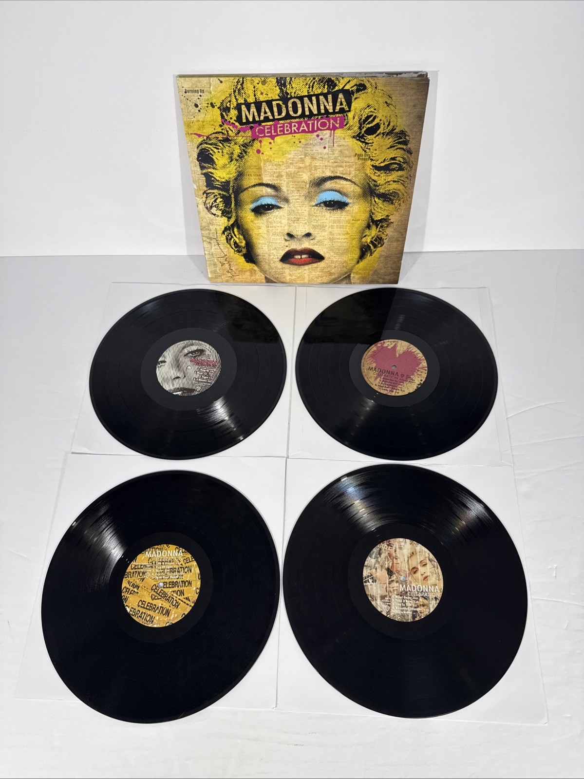MADONNA Celebration (4 Records 2009) Used