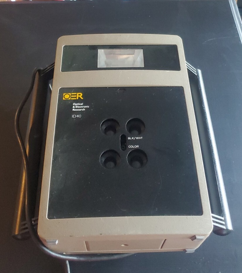 Vintage Poloroid Camera OER optical and electronic research ID40 model 09-630 Vintage Poloroid Camera OER optical and electronic research ID40 model 09-630