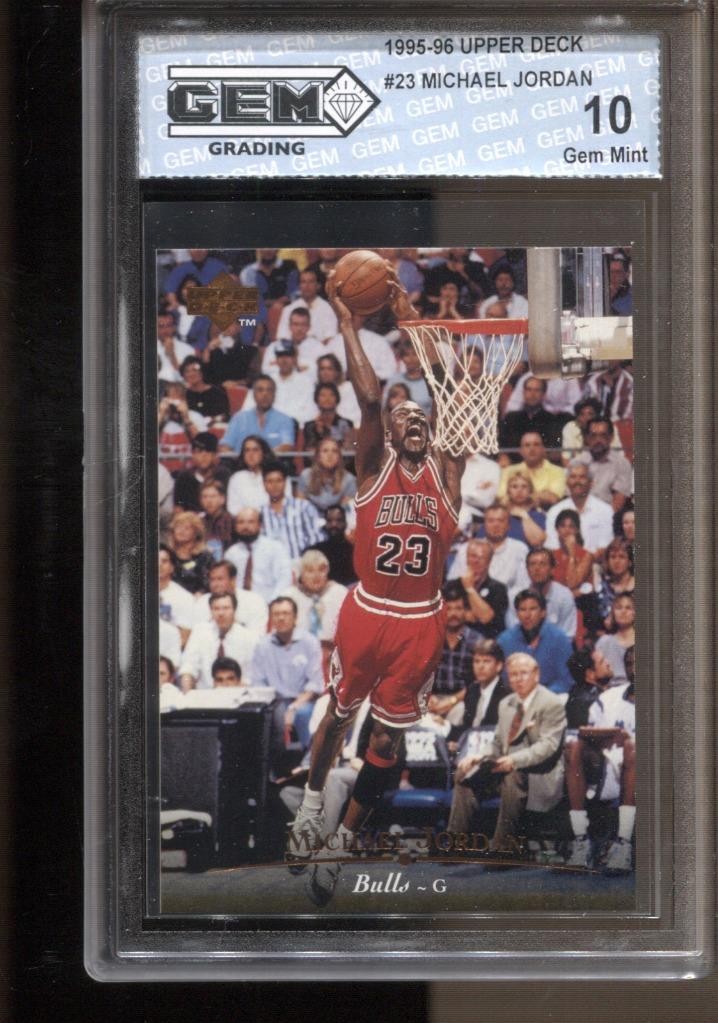 1995-96 Michael Jordan Upper Deck #23 Gem Mint 10 Chicago Bulls GOAT MVP HOF