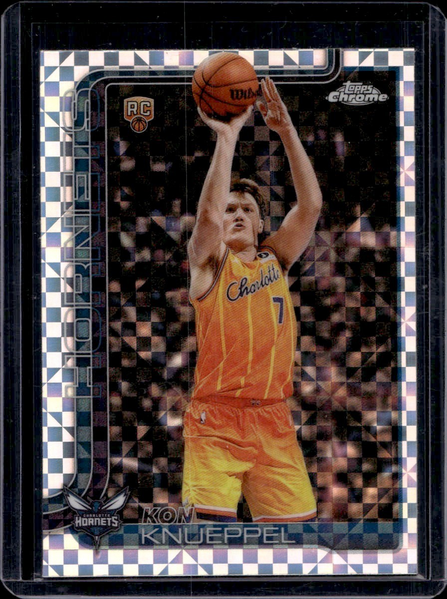 Kon Knueppel 2025-26 Topps Chrome Update Basketball #154 X-Fractor Rookie RC