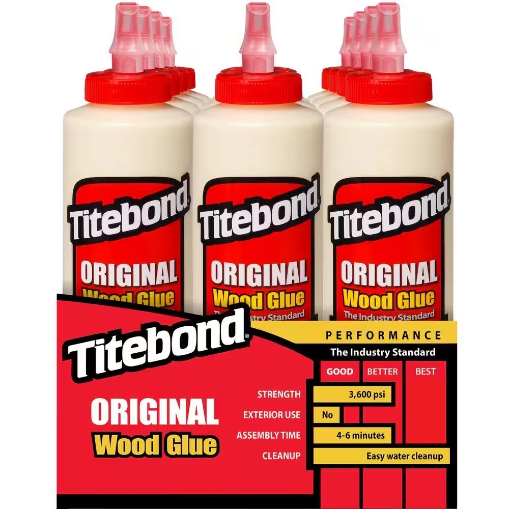 Titebond 16 oz. (12-Pack) Wood Glue bonding wood, leather, cloth other materials