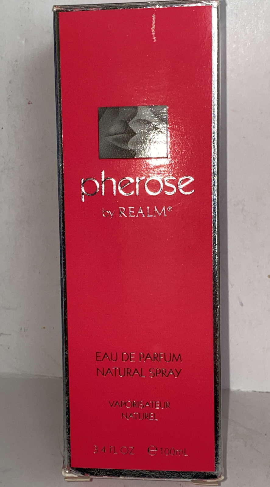 Pherose By Realm For Women. EDP Spray 3.4 Fl OZ NIB Authentic box is scratched Pherose By Realm For Women. EDP Spray 3.4 Fl OZ NIB Authentic box is scratched