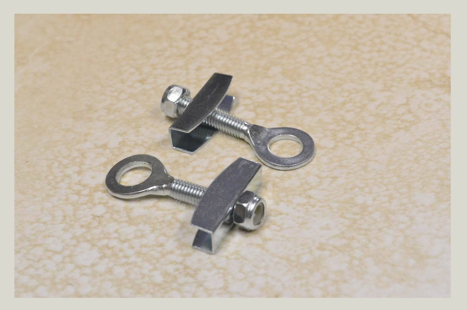 TWO (2) Bicycle Rear Chain Tensioner / Adjuster 3/8\