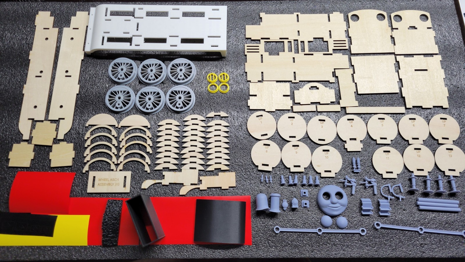 #1 Engine Gauge 1 Complete Model Kit – Laser-Cut Basswood, Resin, FDM & Vinyl