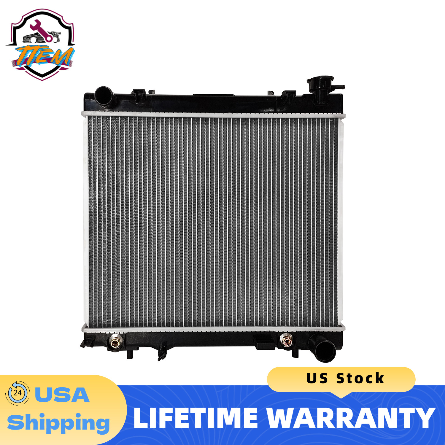 2883 Radiator FIT 2005-2011 Dodge Dakota 2006-2009 Mitsubishi Raider 3.7L 4.7L