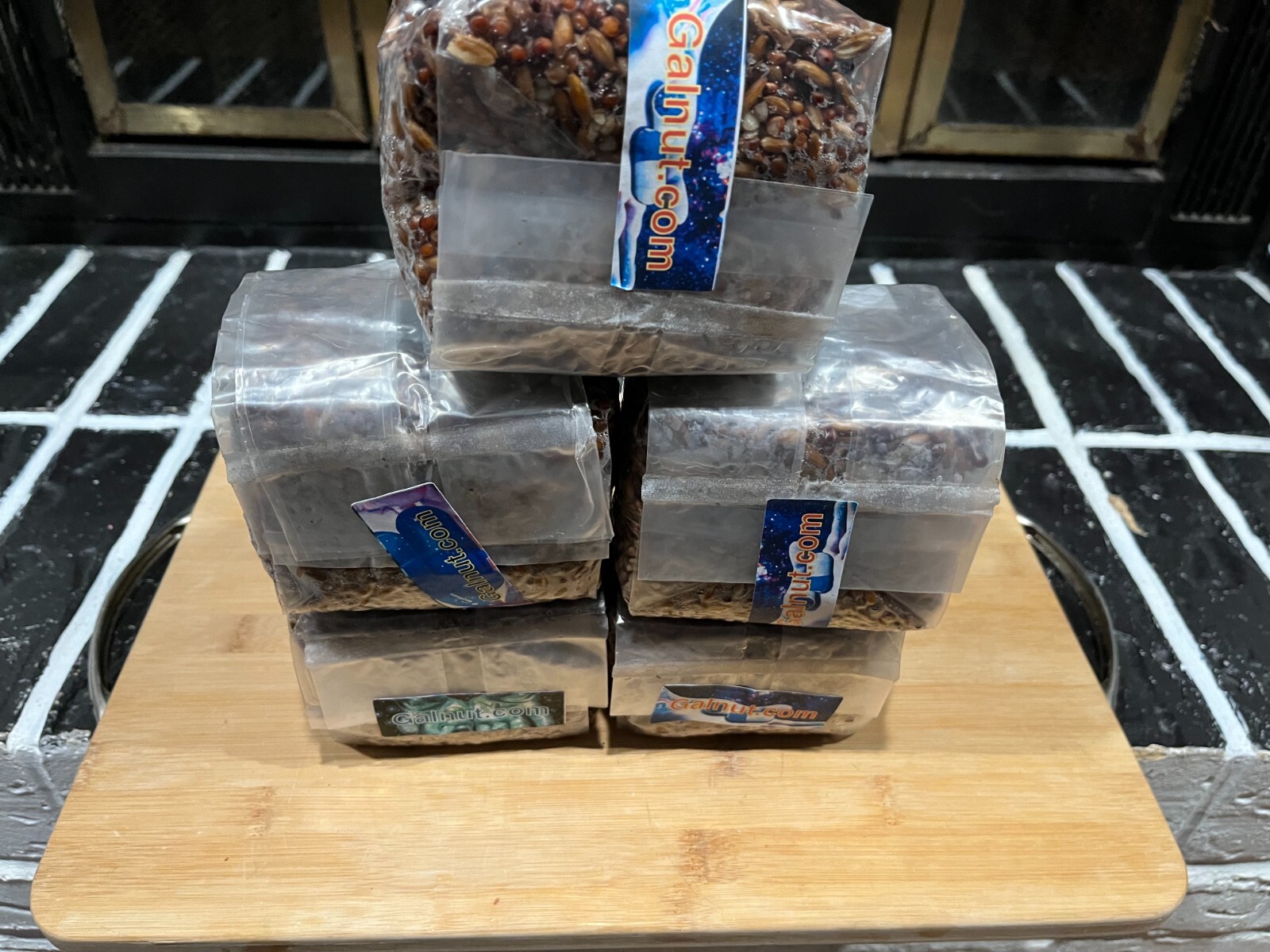 Premium 5-Pack 1lb Each Mushroom Spawn Bags | Sterilized Grain + Injection Port Premium 5-Pack 1lb Each Mushroom Spawn Bags | Sterilized Grain + Injection Port