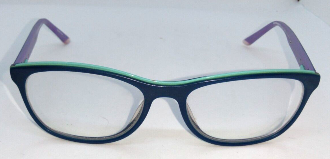 Humphrey’s Eyeglass Frames 583051 70/BLU Black/Purple/Teal Blue 53-17-135 Humphrey’s Eyeglass Frames 583051 70/BLU Black/Purple/Teal Blue 53-17-135