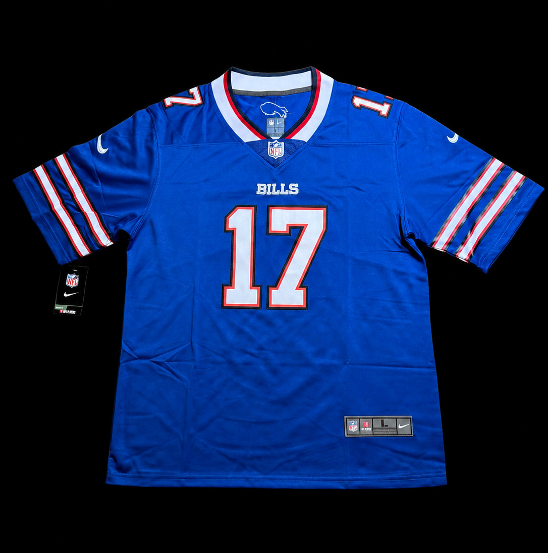 Josh Allen #17 Buffalo Bills Men's On Field  Blue Jersey Stitched