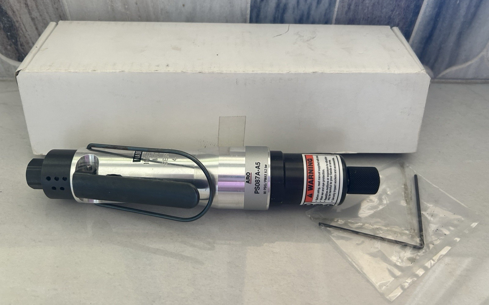 ARO Ingersoll-Rand PS087A-A5 Pneumatic Impulse Wrench 1/4\