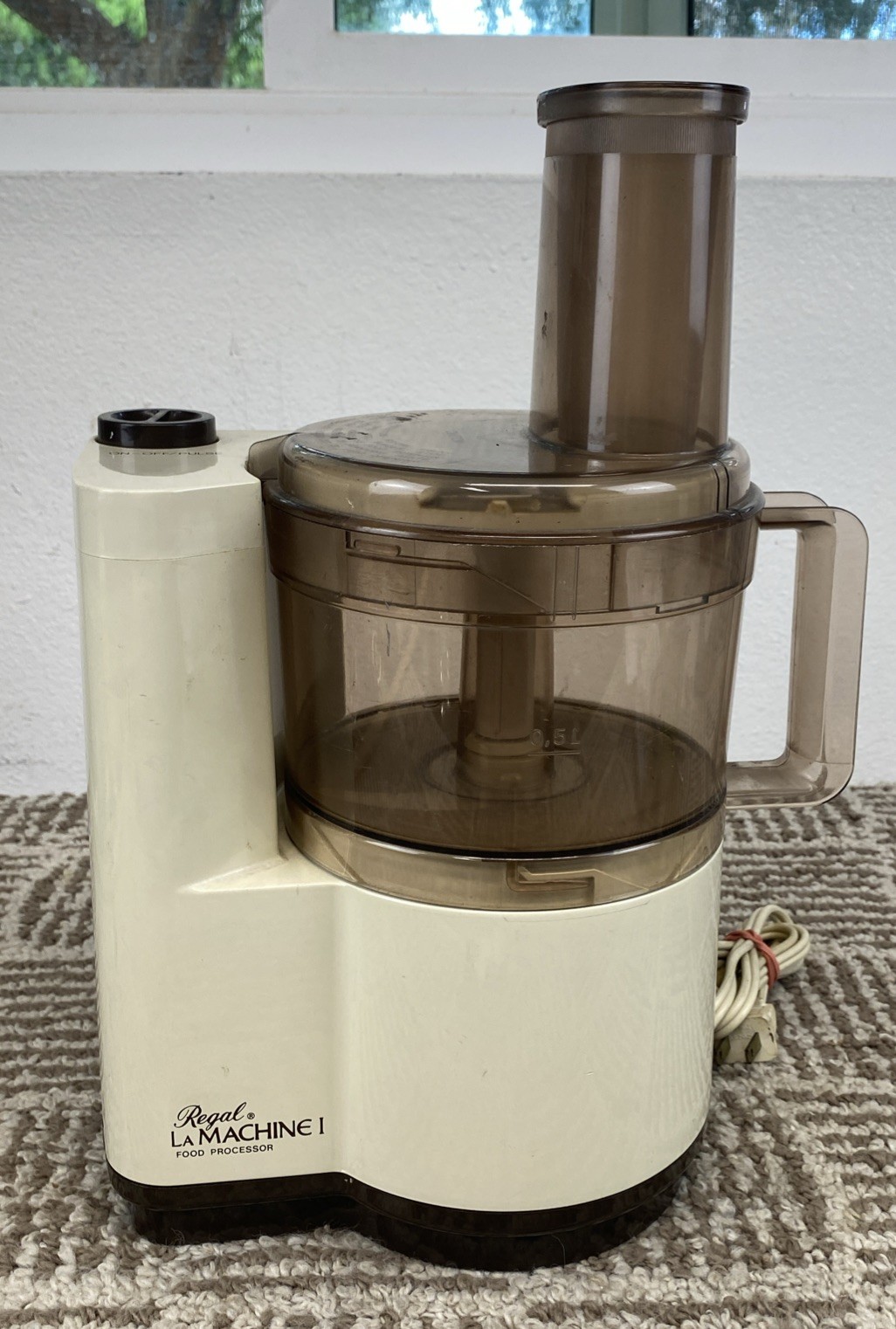 Regal La Machine I Food Processor V813 Vintage White Made in France Tested