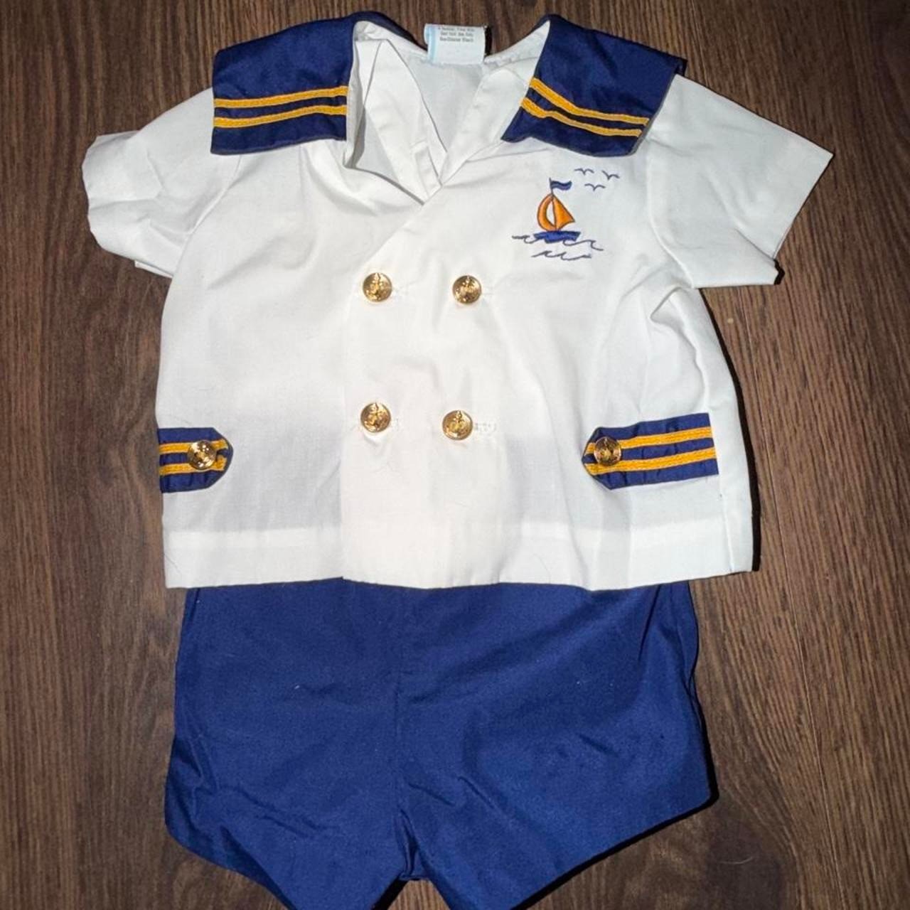 Vintage 3-6 Months Sailor Halloween Costume