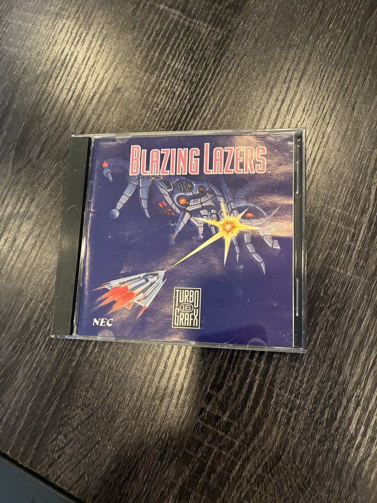 Blazing Lazers TurboGrafx-16 1989 With Manual & Case