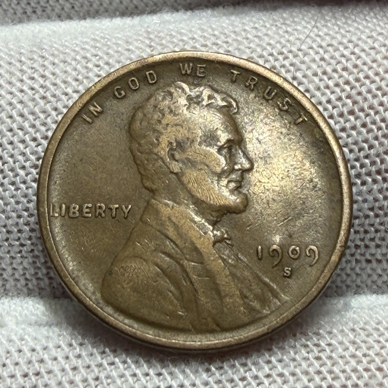 1909-S ***KEY DATE*** Lincoln Wheat Cent Penny receive coin pictured #6330