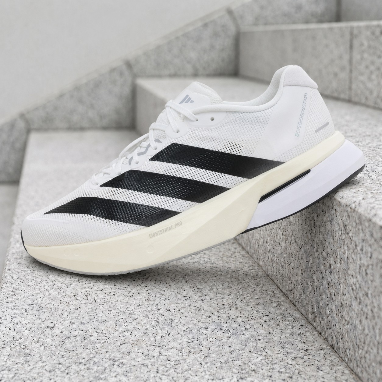 adidas Adizero Boston 13 Cloud White JS4939 Men's New adidas Adizero Boston 13 Cloud White JS4939 Men's New