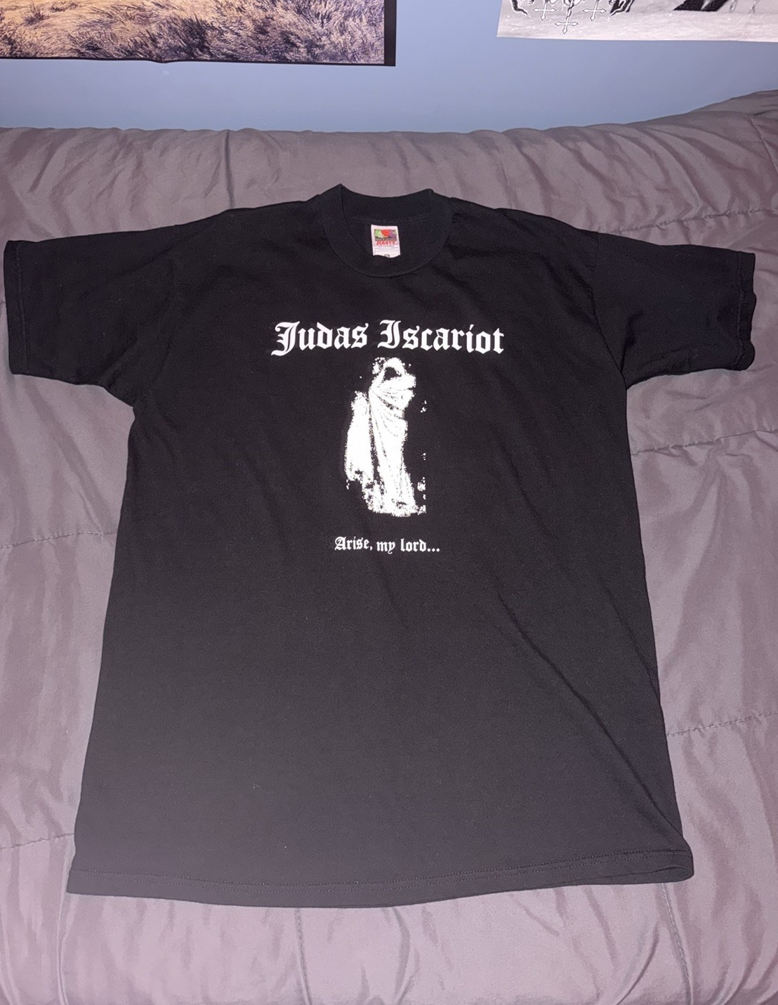 Vintage 1996 Judas Iscariot “Arise My Lord” EP Promo Black Metal Band T Shirt Vintage 1996 Judas Iscariot “Arise My Lord” EP Promo Black Metal Band T Shirt