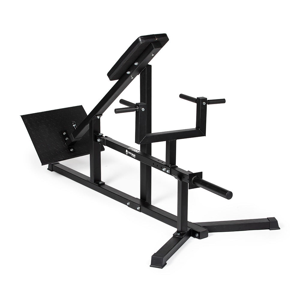 Titan Fitness Plate-Loaded Chest Supported T-Bar Row Machine, 400 LB Capacity Titan Fitness Plate-Loaded Chest Supported T-Bar Row Machine, 400 LB Capacity