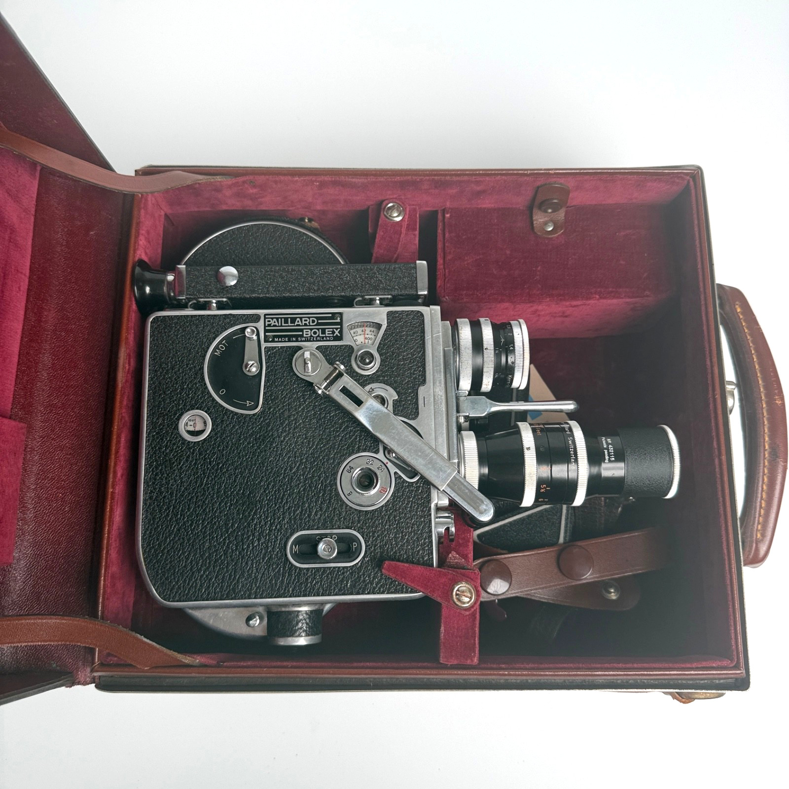 Beautiful PAILLARD BOLEX Non Reflex H16 16mm MOVIE CAMERA Works Original Case Beautiful PAILLARD BOLEX Non Reflex H16 16mm MOVIE CAMERA Works Original Case