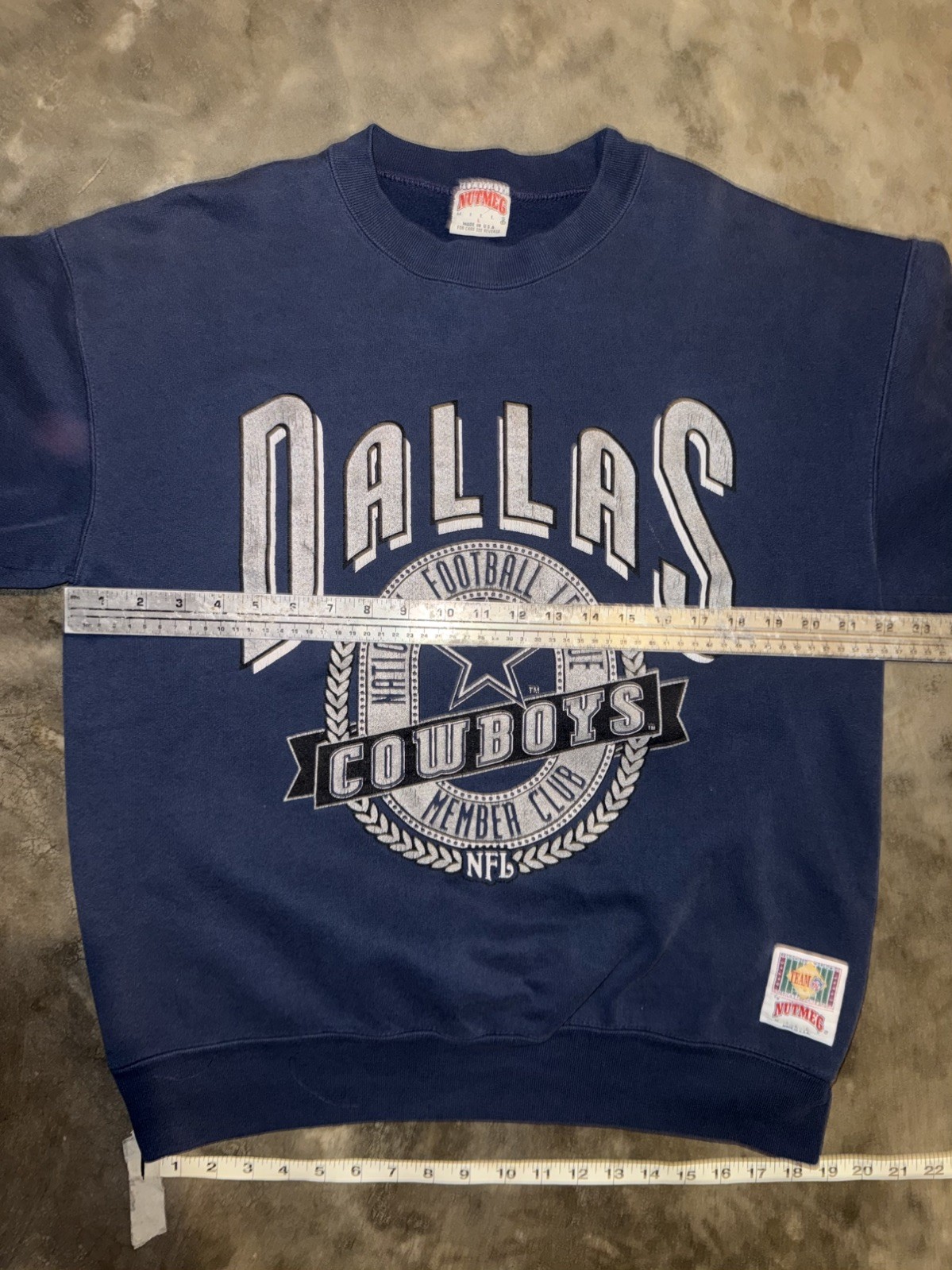 Vintage Dallas Cowboys Members Club Sweatshirt Size L Nutmeg Mills USA Crewneck Vintage Dallas Cowboys Members Club Sweatshirt Size L Nutmeg Mills USA Crewneck