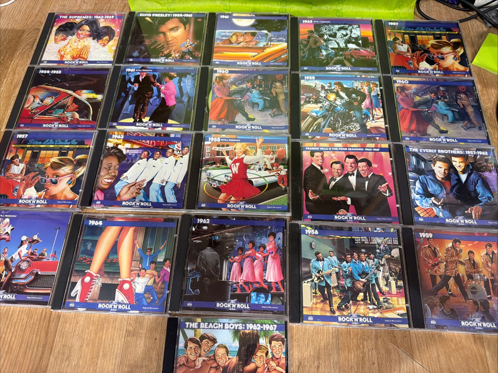 21 CD Lot Time-Life The Rock \'N\' Roll Era Albums - Classic Tracks 21 CD\'s Rare 21 CD Lot Time-Life The Rock \'N\' Roll Era Albums - Classic Tracks 21 CD\'s Rare