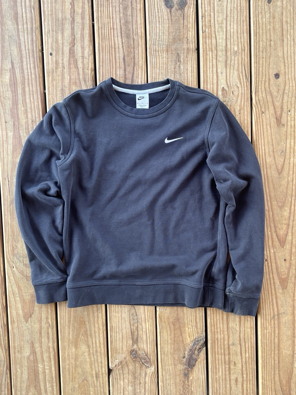 nike crewneck sweatshirt black men’s Medium Black