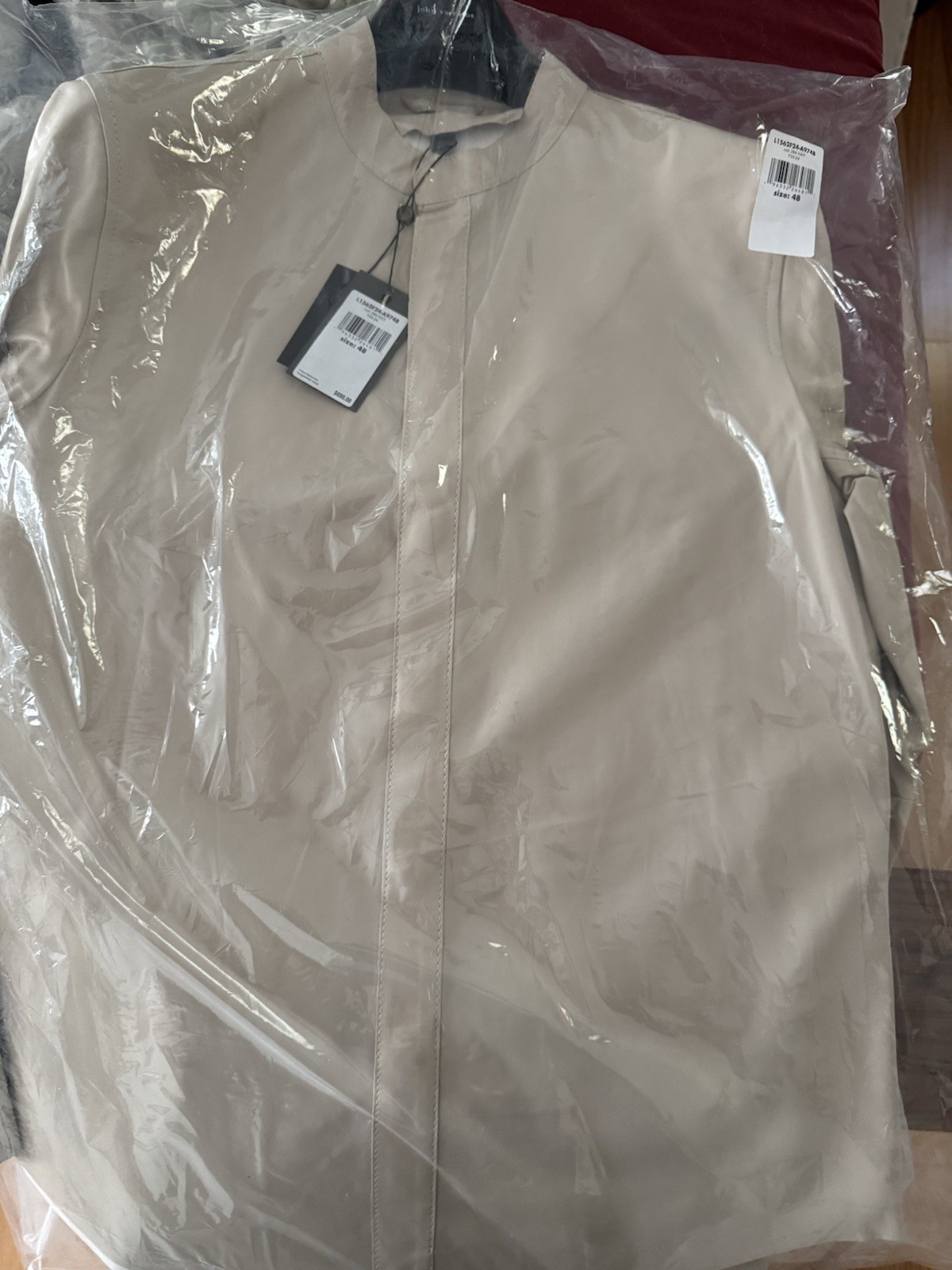John Varvatos Men’s Beige Solid Jacket Regular Size 48 MPN L1562F24-A974B John Varvatos Men’s Beige Solid Jacket Regular Size 48 MPN L1562F24-A974B