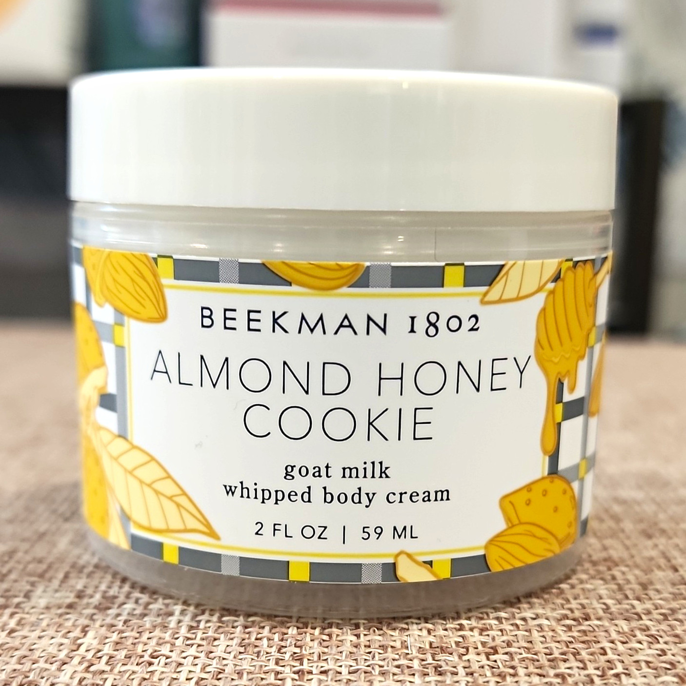 Beekman 1802 Almond Honey Cookie Goat Milk Whipped Body Cream 2 fl oz Beekman 1802 Almond Honey Cookie Goat Milk Whipped Body Cream 2 fl oz