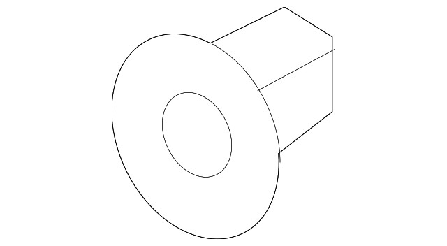Genuine Mazda Carrier Grommet GJ6A-58-975