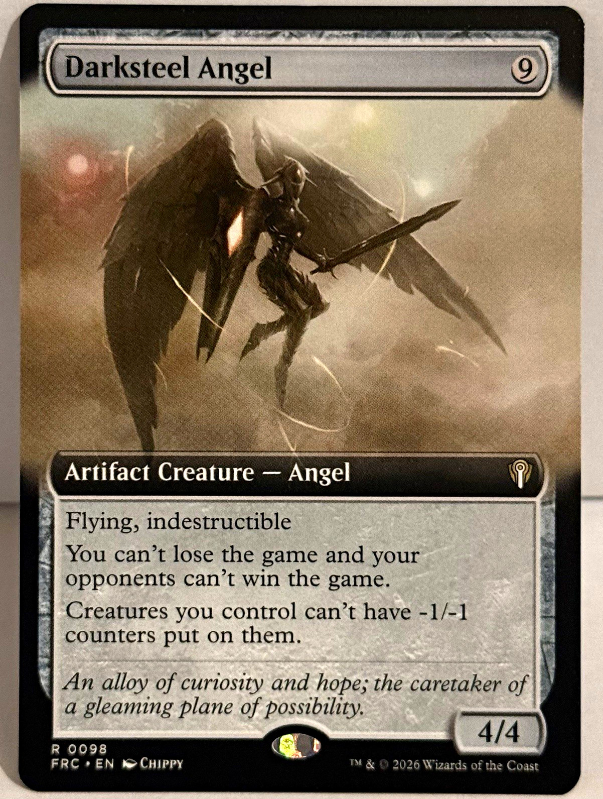  Darksteel Angel (Extended Art) FRC Rare 98 Regular