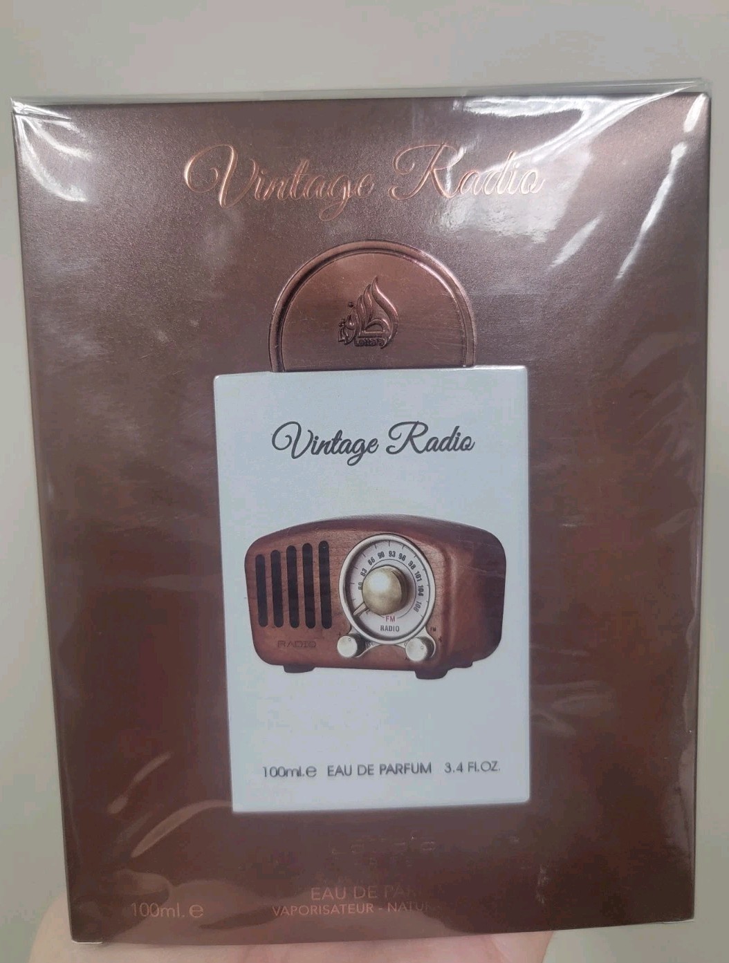 Vintage Radio by Lattafa, 3.4 oz EDP Spray for Unisex Vintage Radio by Lattafa, 3.4 oz EDP Spray for Unisex