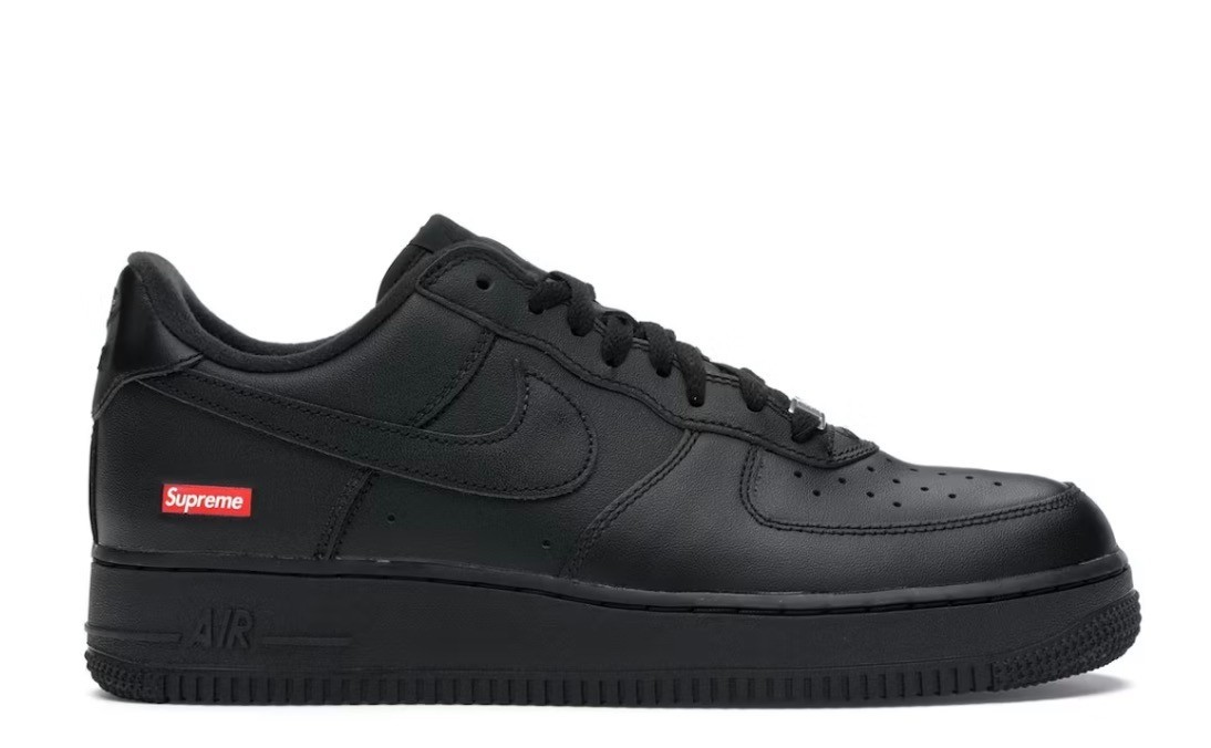 Nike Air Force 1 Low Supreme Black Nike Air Force 1 Low Supreme Black